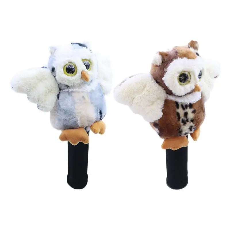 Owl-Themed Funny Golf Putter Headcover – Comical & Protective Driver Cover