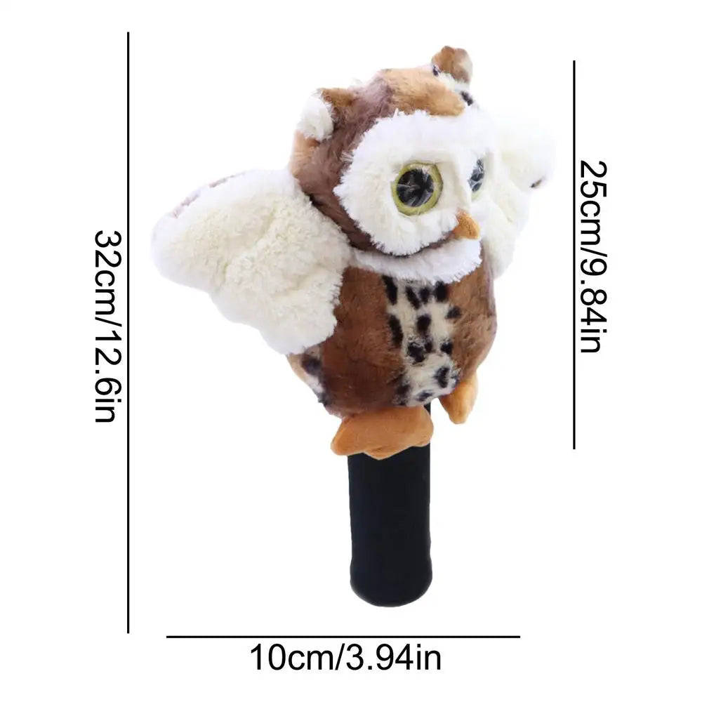 Owl-Themed Funny Golf Putter Headcover – Comical & Protective Driver Cover