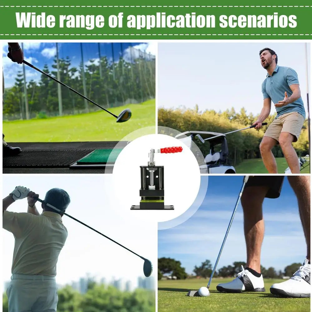 Golf Grip Clamp Tool – Secure Regrip Vise for Club Repair