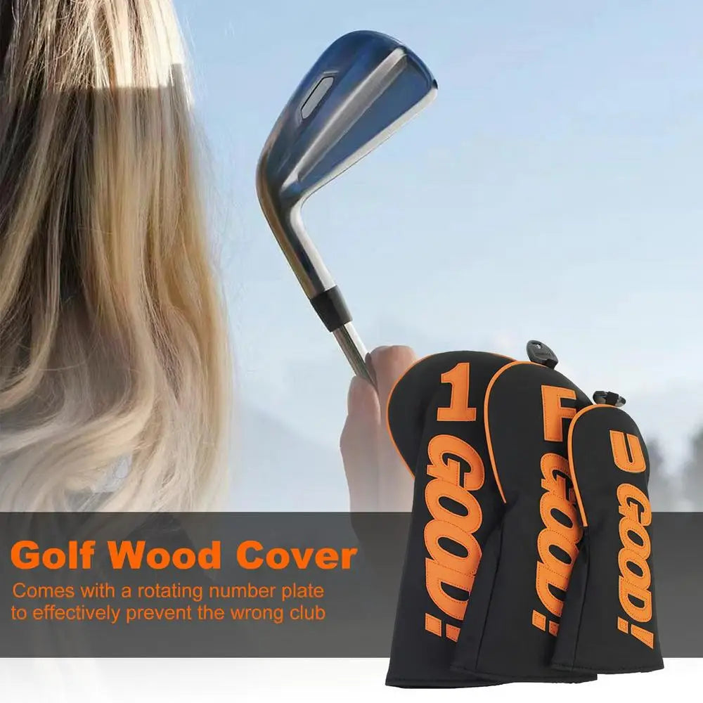 PU Leather Golf Putter Headcover – Waterproof & Durable Mallet Cover