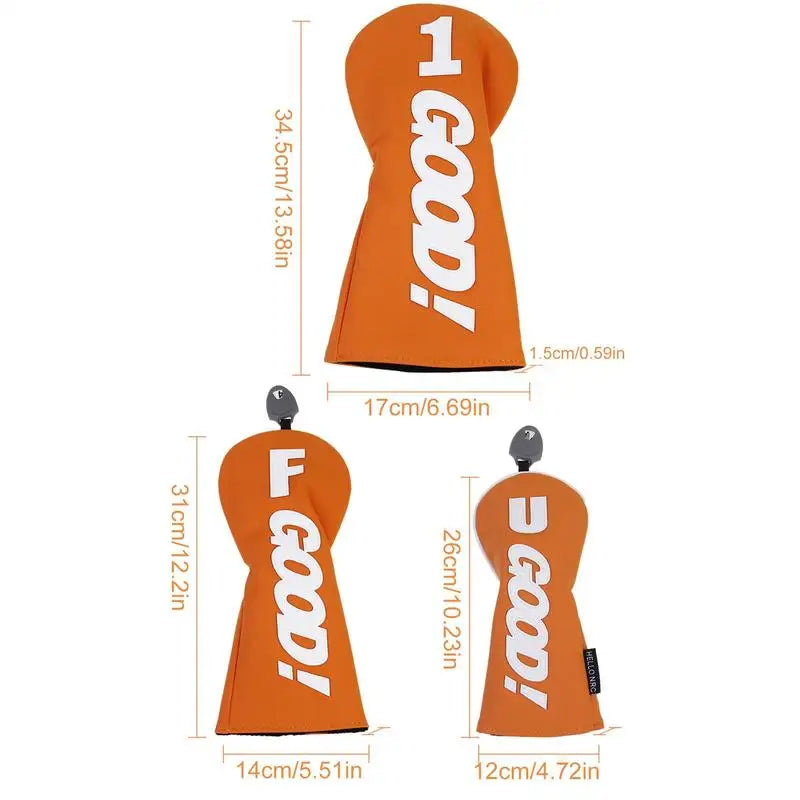 PU Leather Golf Putter Headcover – Waterproof & Durable Mallet Cover