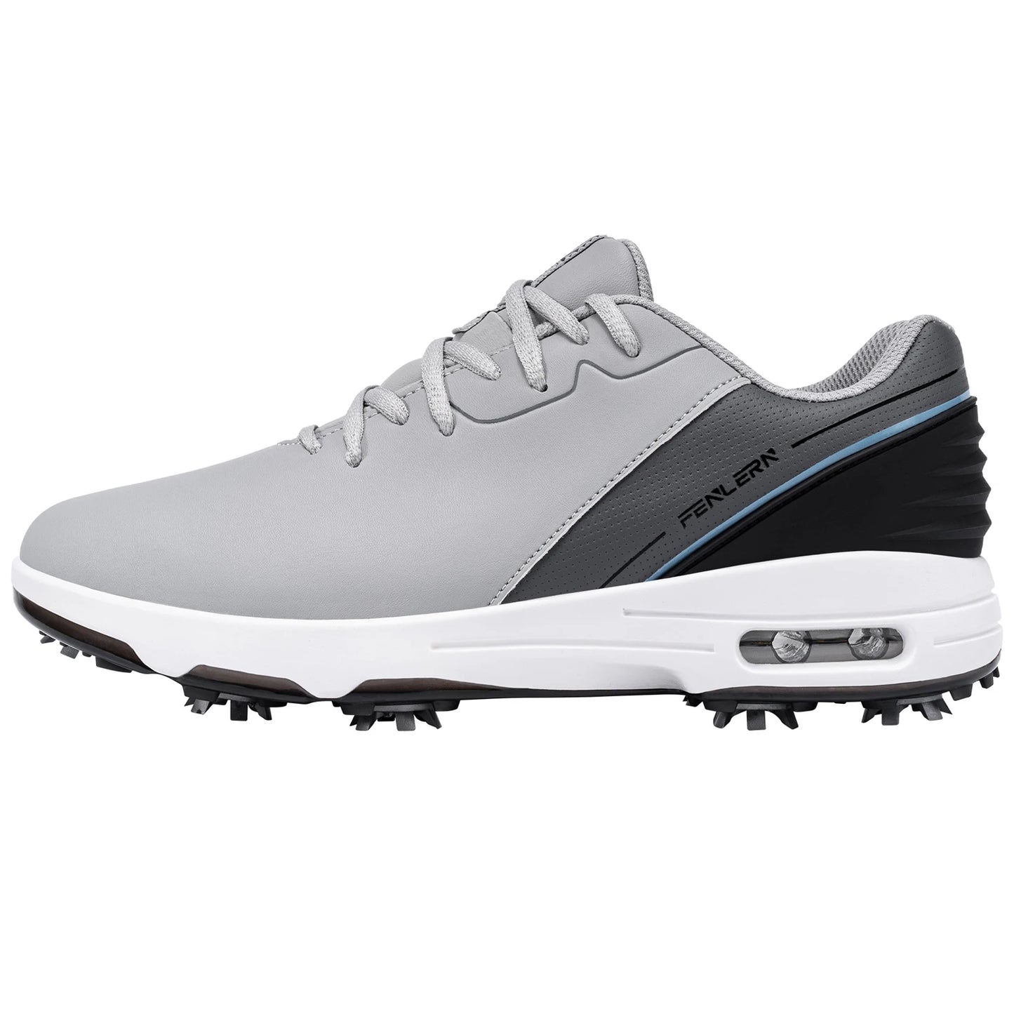 Men’s Waterproof Golf Shoes with Air Cushion & Comfort Grip Studs