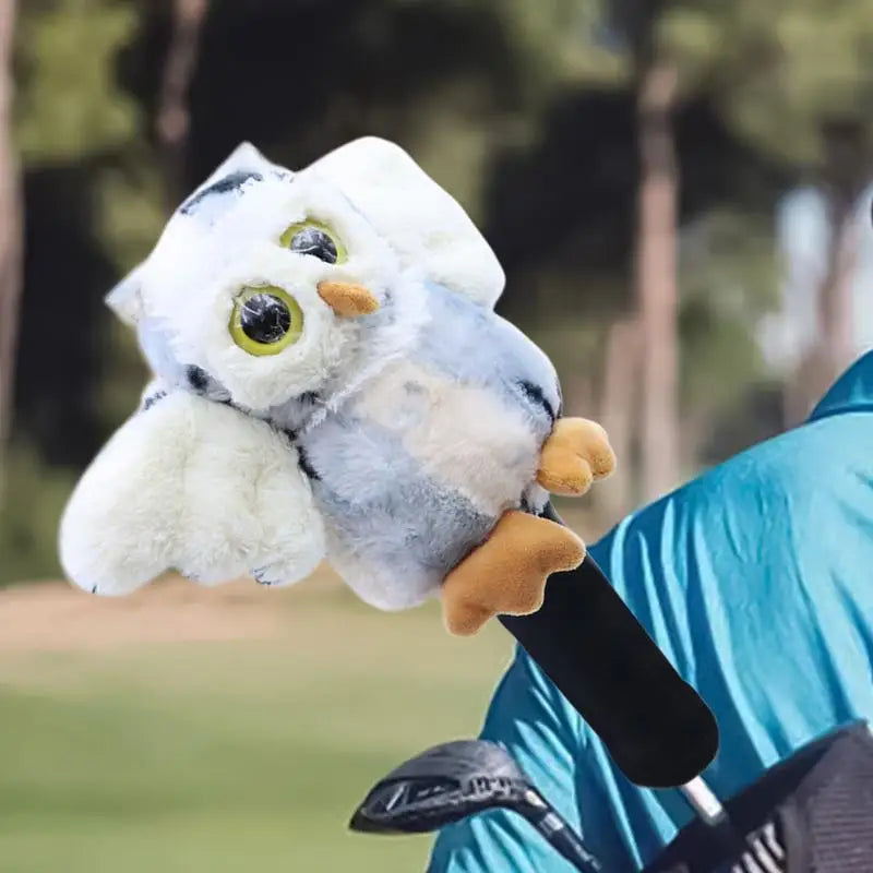 Owl-Themed Funny Golf Putter Headcover – Comical & Protective Driver Cover