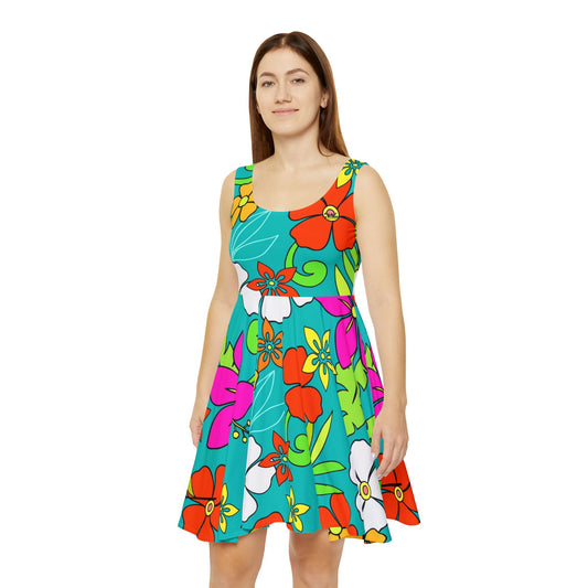 Vibrant Floral Women's Golf Dress - Perfect for Summer Celebrations - Golf Xpress Warehouse - Made In The USA